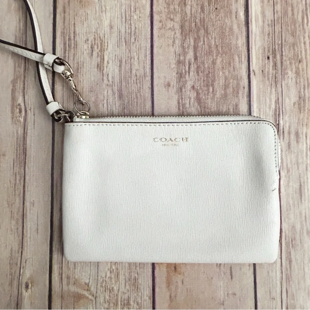Coach Ivory Wristlet